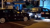 Udes na Karaburmi, dva automobila blokirala put