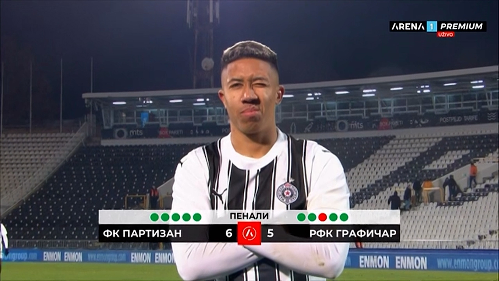 Radnički - Partizan, a TV prenos uživo na Arena sport - Sportal