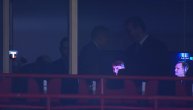 Vučić i Haldun al Mubarak zajedno gledaju meč Crvene zvezde i Mančester Sitija