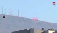 Iznad Kosovske Mitrovice osvanuo znak "UČK"