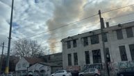 Požar na Savskom vencu: Dim kulja, vidi se i sa mosta na Adi