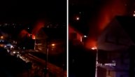 Dramatičan snimak iz Beograda: Gori kuća u Kaluđerici