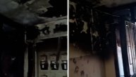 Sve spaljeno, garež na sve strane: Jezivi snimci posledica velikog požara u zgradi na Karaburmi
