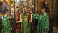 Patrijarh Porfirije služi liturgiju u Gračanici