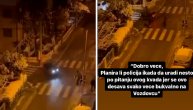 Pogledajte kako se vozač "potpisuje" nasred raskrsnice: Divljanje kvadom na Voždovcu
