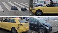 Delovi automobila rasuti po putu od siline udara raspao se i semafor: Žestok sudar na Novom Beogradu