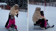 Nataša Bekvalac sela na sanke sa ćerkom, pa doživela peh