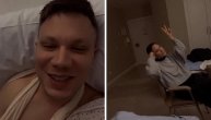 "Žena me čuva...": Relja se nakon operacije snimao, pa pokazao kako Nikolija brine o njemu u bolnici