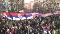 Intoniranjem himne počeo protestni skup u Kosovskoj Mitrovici
