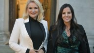Tamara Vučić i Darija Kisić na predstavi u Konaku knjeginje Ljubice