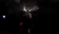 Snimak panike i evakuacije u avionu zbog dojave o bombi na aerodromu u Beogradu