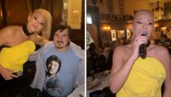 Ilda Šaulić zapevala na uvce čoveku u majici sa likom Šabana