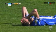 Bivši fubaler Partizana promašio prazan gol
