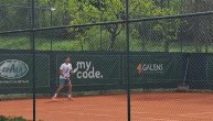 Novak Đoković "sparinguje" sa Dušanom Lajovićem