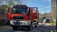 Skejt park potpuno izgoreo: Ugašen požar u Novom Sadu
