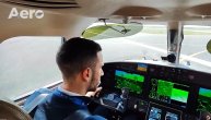 Aero.rs u kokpitu Prince Aviation Citation M2: Fridrishafen - Beograd