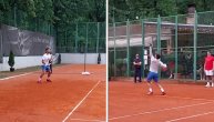 Đokoviću ni kiša ni grmljavina ne mogu ništa: Pogledajte Noletov trening pred oluju