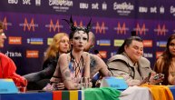 Bambi Tag na pres konferenciji posle prolaska u finale Evrovizije