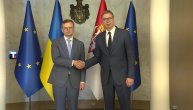 Sastanak Vučića sa ministrom spoljnih poslova Ukrajine Dmitrom Kulebom
