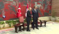 Sastanak Vučića i Erdogana u Palati Srbija