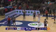 Partizan slavio u dramatičnoj završnici  u Zadru: Domaćin promašio dva bacanja na 9 sekundi do kraja