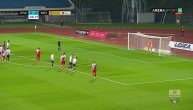 Prvi gol Vojvodine protiv Spartaka sa penala preko Delea
