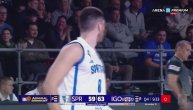 Nestvaran koš Stefana Momirova za tri poena! Košarkaš Spartaka pogodio uz zvuk sirene