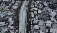 Magični snimci iz vazduha zavejanog Užica: Konačno se uživa u pravom snegu