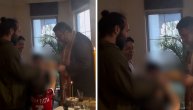 Sinovi sa sveštenikom lomili kolač: Seka Aleksić proslavila slavu uz porodične običaje