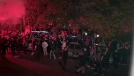 Navijači Zvezde uz trubače zapevali: "Doš'o je i taj dan, umro je Partizan"