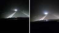 "Kamikaza" na Ibarskoj magistrali: Vozi bez zadnjih svetala po gustoj magli