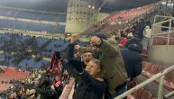 Trojica navijača Zvezde ostala da pevaju na San Siru i ostavili sve u čudu