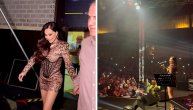 Pogledajte izlazak Cece na koncert u Mladenovcu: U tigrastom stajlingu počela koncert