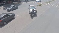 Snimak nesreće u Novom Sadu: Drogiran pokosio policajca, ovaj poleteo sa motora, prevrtao se po putu