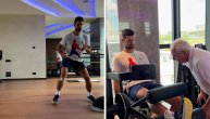 Novak već krenuo sa treninzma posle operacije kolena