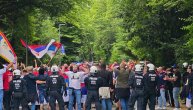 Navijači Srbije se zaustavili kod stadiona i zapevali pesmu koja se neće dopasti nikome u Albaniji