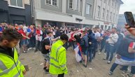 Srbi zapalili englesku zastavu u Nemačkoj pred meč sa Eurom