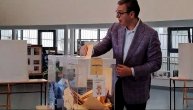 Predsednik Srbije Aleksandar Vučić glasao na Novom Beogradu