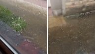 Grad tuče, zabelelo se sve: Jako nevreme pogodilo Rumu