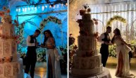 Tamara i Darko hranili jedno drugo: Torta kao iz bajke, na 3 sprata, čist luksuz!