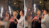 Iznenađenje na svadbi Tamare i Darke: Rođendanska torta za majku pevača Uroša Živkovića