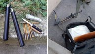 Snimak hapšenja: Ovo je čovek koji je sa samostrelom ušetao u krug policijske stanice u Beogradu