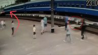 Hrabri policajac Ivan rizikovao sopstveni život da bi spasio deku koji je pao na šine