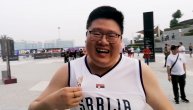 Kinez u dresu Srbije došao da bodri Jokića