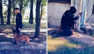 Kada pas oseća svaki pokret vođe: Brutalan snimak akcije i saradnje našeg policajca i malinoe