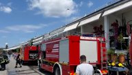 Požar u Beton Hali: Vatrogsaci lokalizovali požar u čuvenom lokalu, snimak sa lica mesta