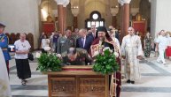 Gašić i Mojsilović prisustvovali liturgiji povodom krsne slave Vojske Srbije