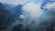 Pravo u vatru: Srpski helikopteri gase požar u Nacionalnom parku Sutjeska