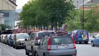 Pogledajte korteo navijača Zvezde pred meč sa Bodom u Norveškoj