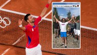 Gagi Jovanović u majici sa trobojkom, a oko njega ekipa najjača: Kakav snimak posvećen Đokoviću